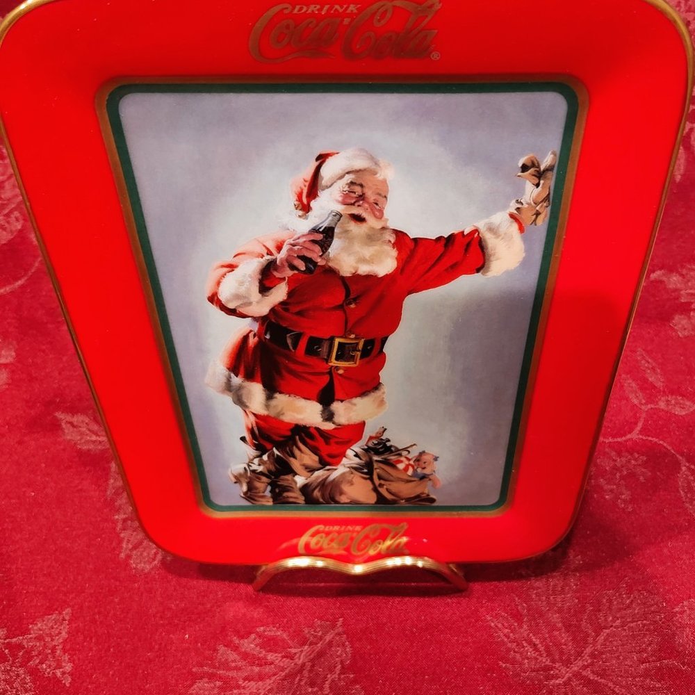 Vintage The Franklin Mint Heirloom Coca Cola Plate Bundle! Set of Six! - Picture 7 of 10